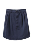 Washed Pleated Skirt