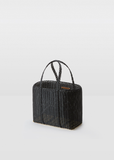 Small Flat Tote Bag — Black