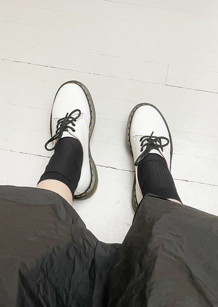 Comme des Garçons x Dr.Martens Pointy-Toe Oxfords – La Garçonne