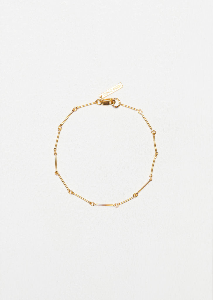 Bar Chain Bracelet — Gold