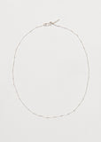 Bar Chain Necklace — Silver