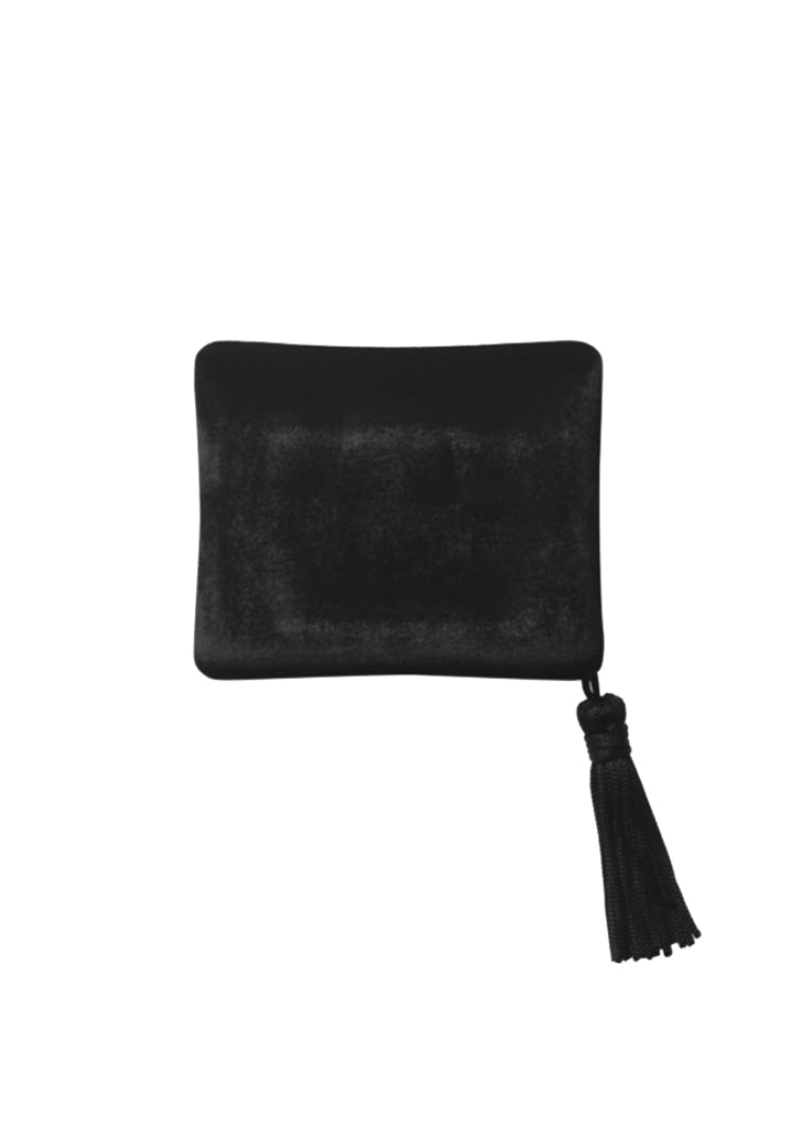 Velvet Noir et Blanc Jewelry Box — Black