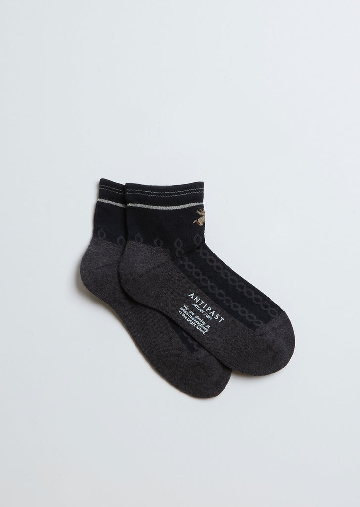 Compression Cotton Socks — Black