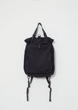 Gabardine 2-Way Backpack — Black