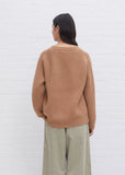 Maiford 5-Ply Cashmere Sweater — Caramel