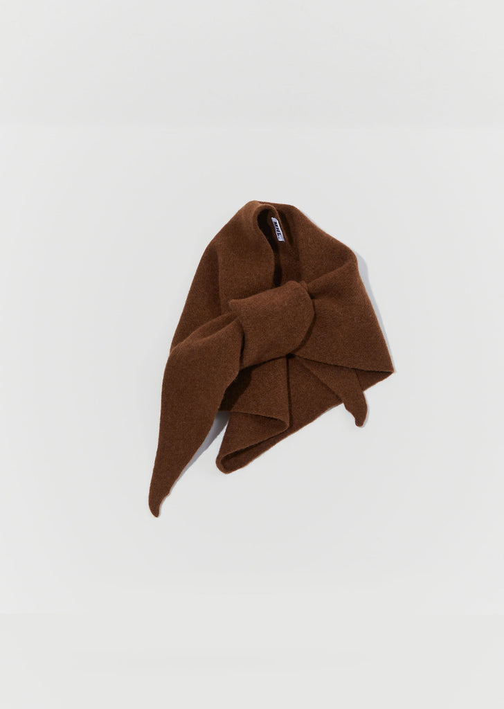 Lambswool Scout Scarf — Conker