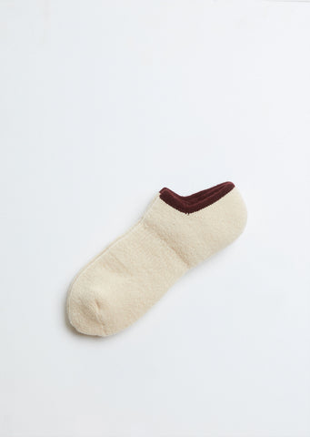 Double Pile Socks — Ivory