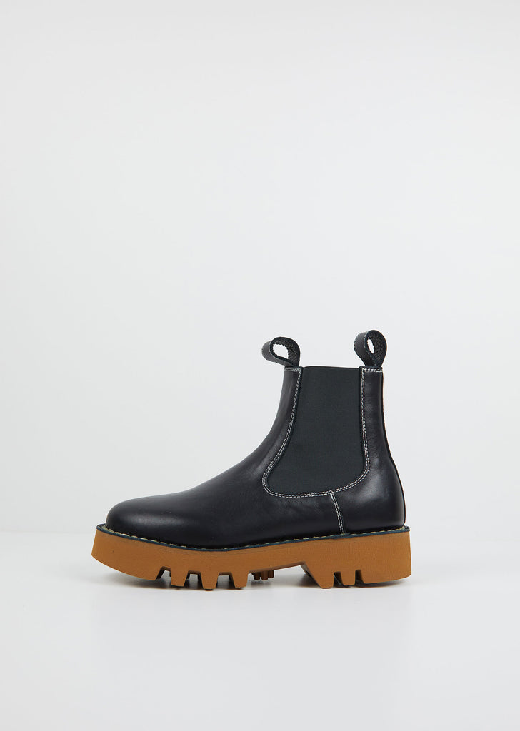 Foal Nappa Leather Ankle Boots
