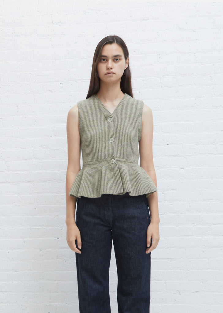 Gilet With Ruffles