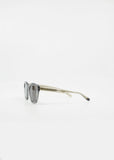 B0014 Sunglasses — Clear Grey / Peridot, Brown