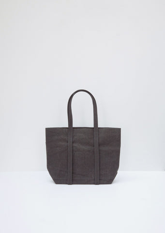 Washed Canvas 6P Tote Small — Olive