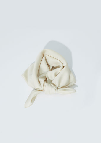 Tie Scarf — Cream