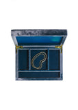 Tresor Velvet Jewelry Box — Blue