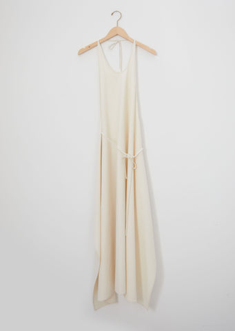 Raw Silk Apron Dress