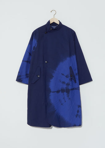 "Shibori" Nylon Wide Sleeve Coat