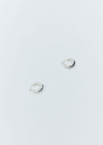 Tiny Essential Hoops — Silver