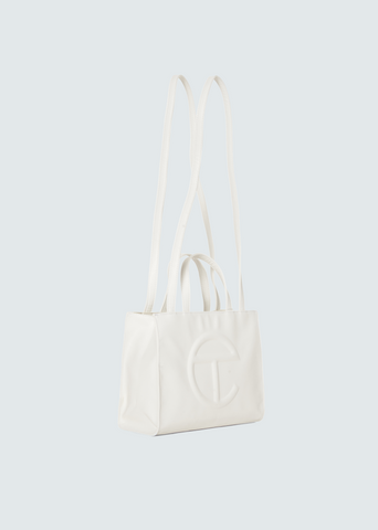 Medium Shopper — White