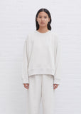 Toulouse Cotton Fleece Sweatshirt — Mastic