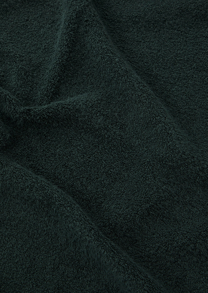 Solid Terry Hand Towel — Forest Green