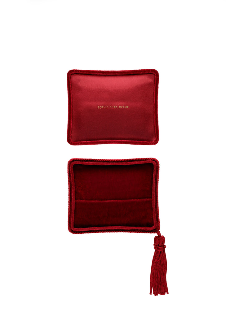 Velvet Jewelry Box — Rouge