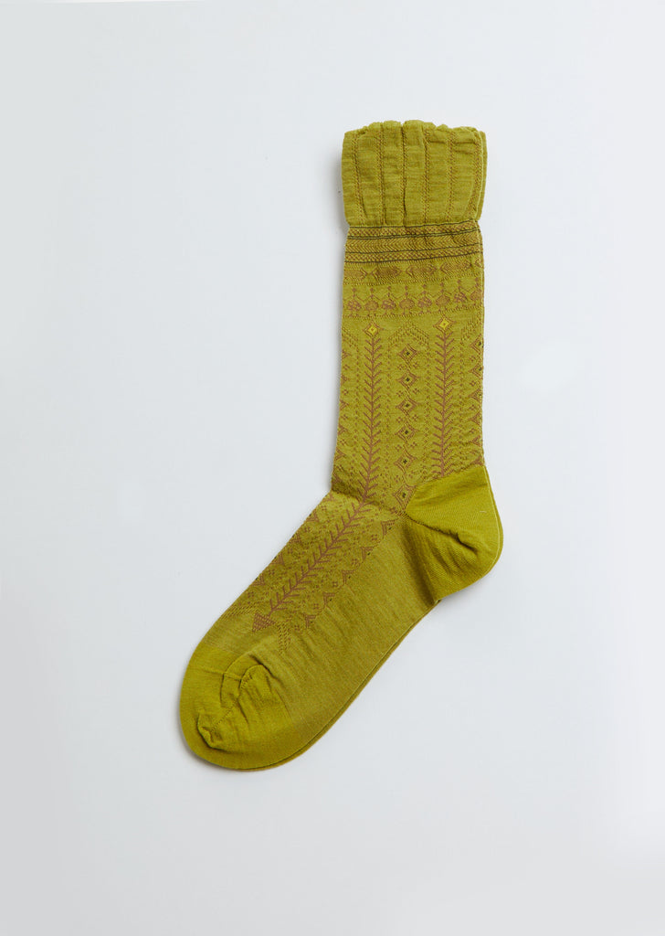 Hand-in-Hand Socks — Green